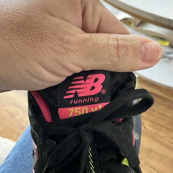 New Balance 750 V1 Size 6 Made USA Women's Black Pink Athletic Running Shoes - Picture 6 of 10
